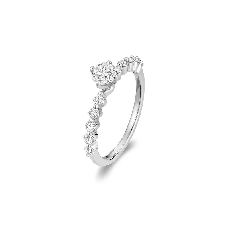 Diamond Engagement Ring Round - RNB Jewellery