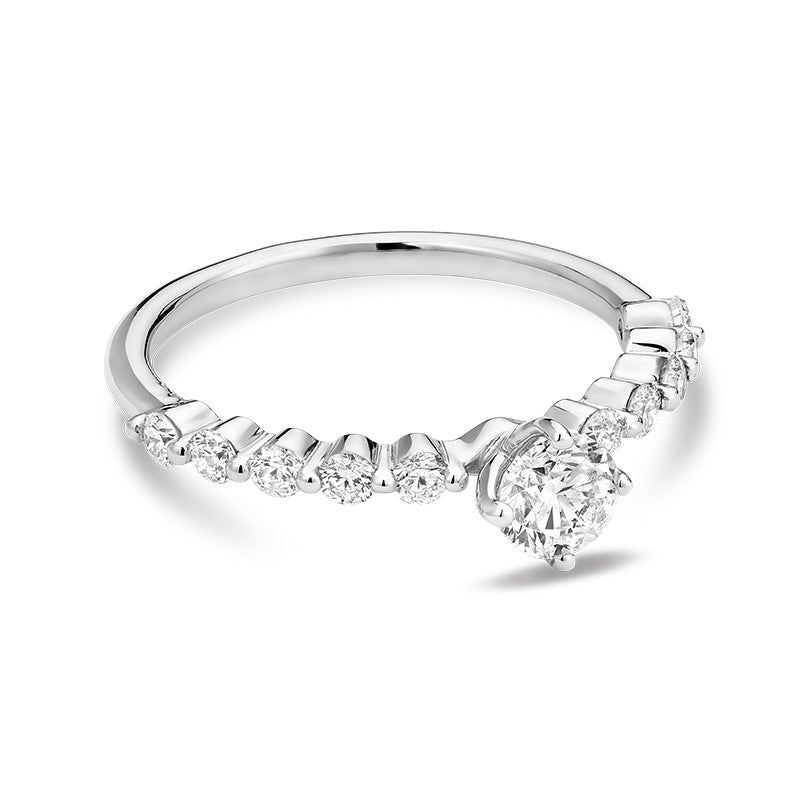 Diamond Engagement Ring Round - RNB Jewellery