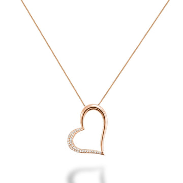 Diamond Heart Pendant - RNB Jewellery