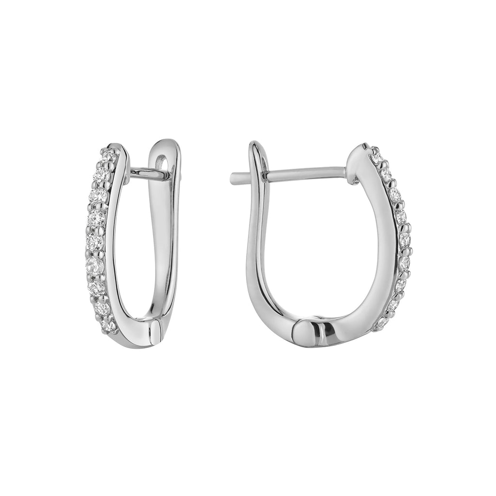 Diamond Huggie Earrings - RNB Jewellery