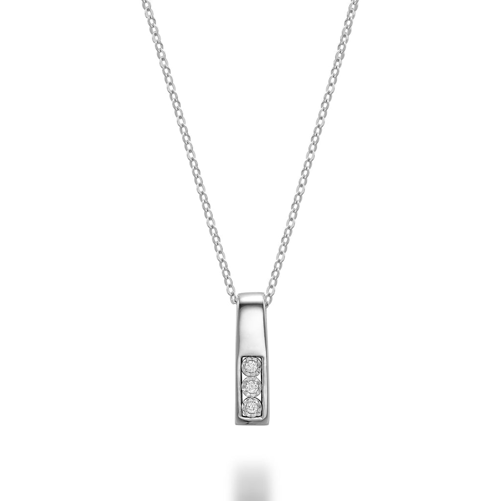 Diamond Illusion Pendant- Collier Diamant Illusion - RNB Jewellery