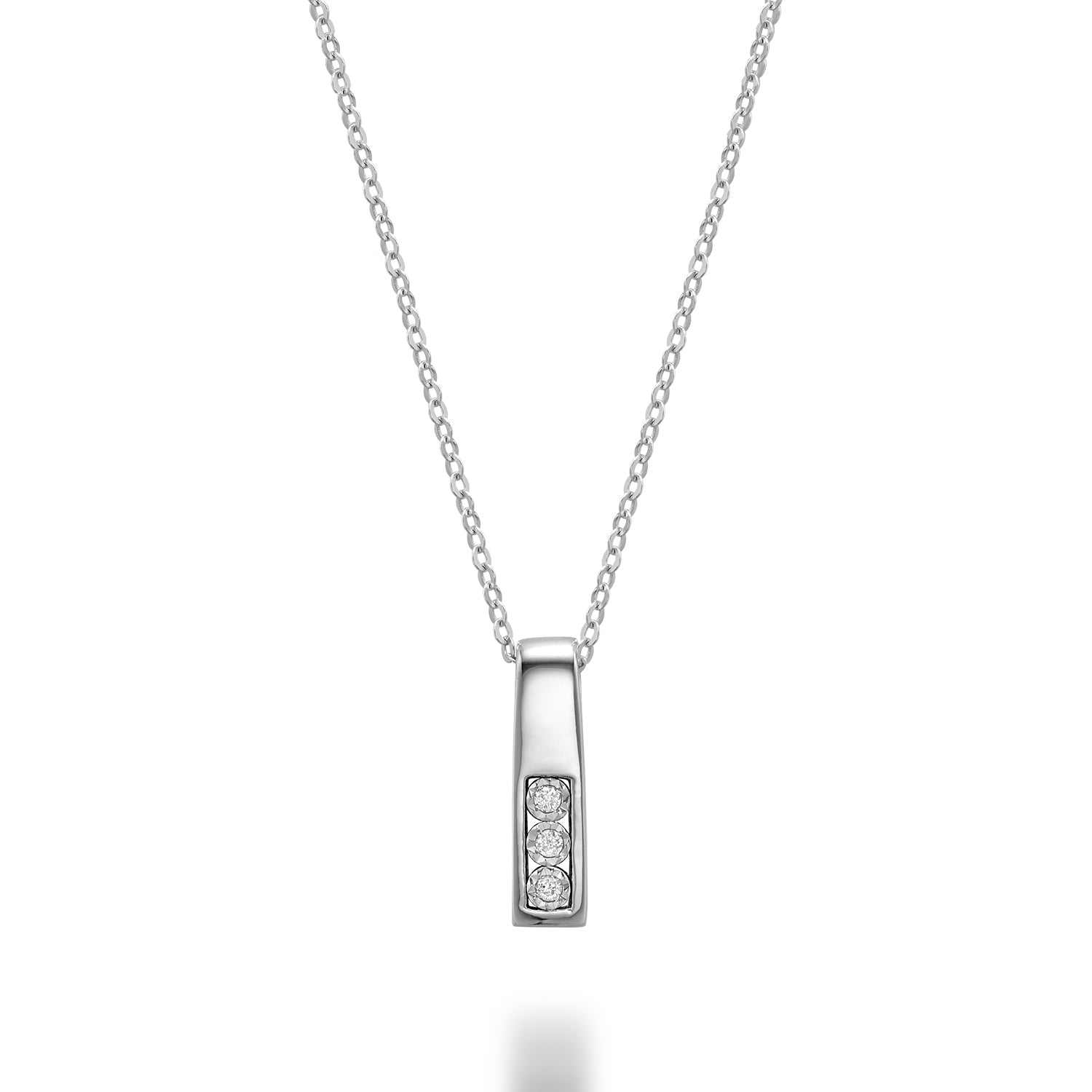 Diamond Illusion Pendant- Collier Diamant Illusion - RNB Jewellery