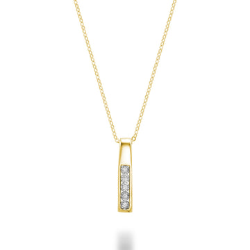 Diamond Illusion Pendant- Collier Diamant Illusion - RNB Jewellery