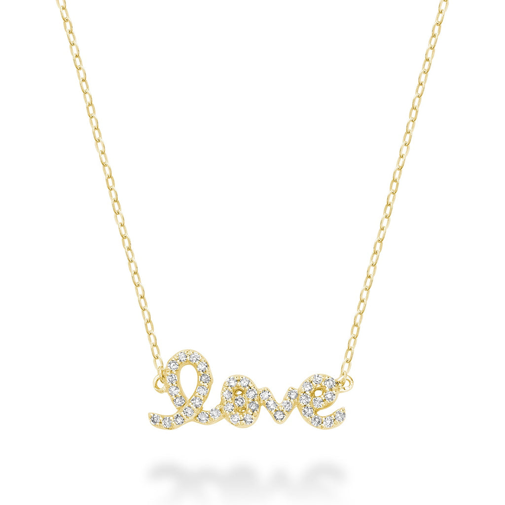 Diamond Love Necklace - RNB Jewellery