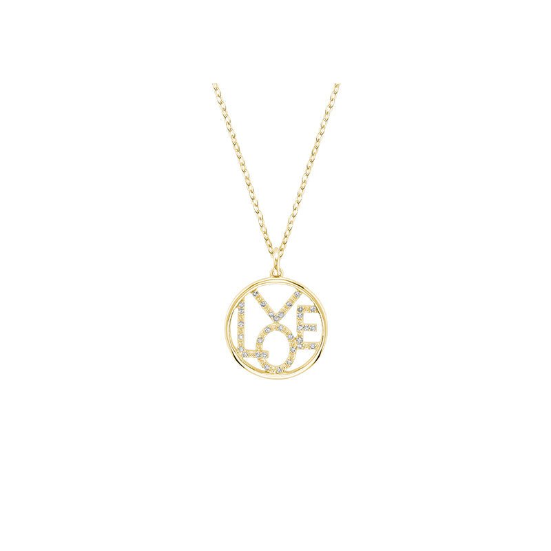 Diamond Love Pendant - RNB Jewellery