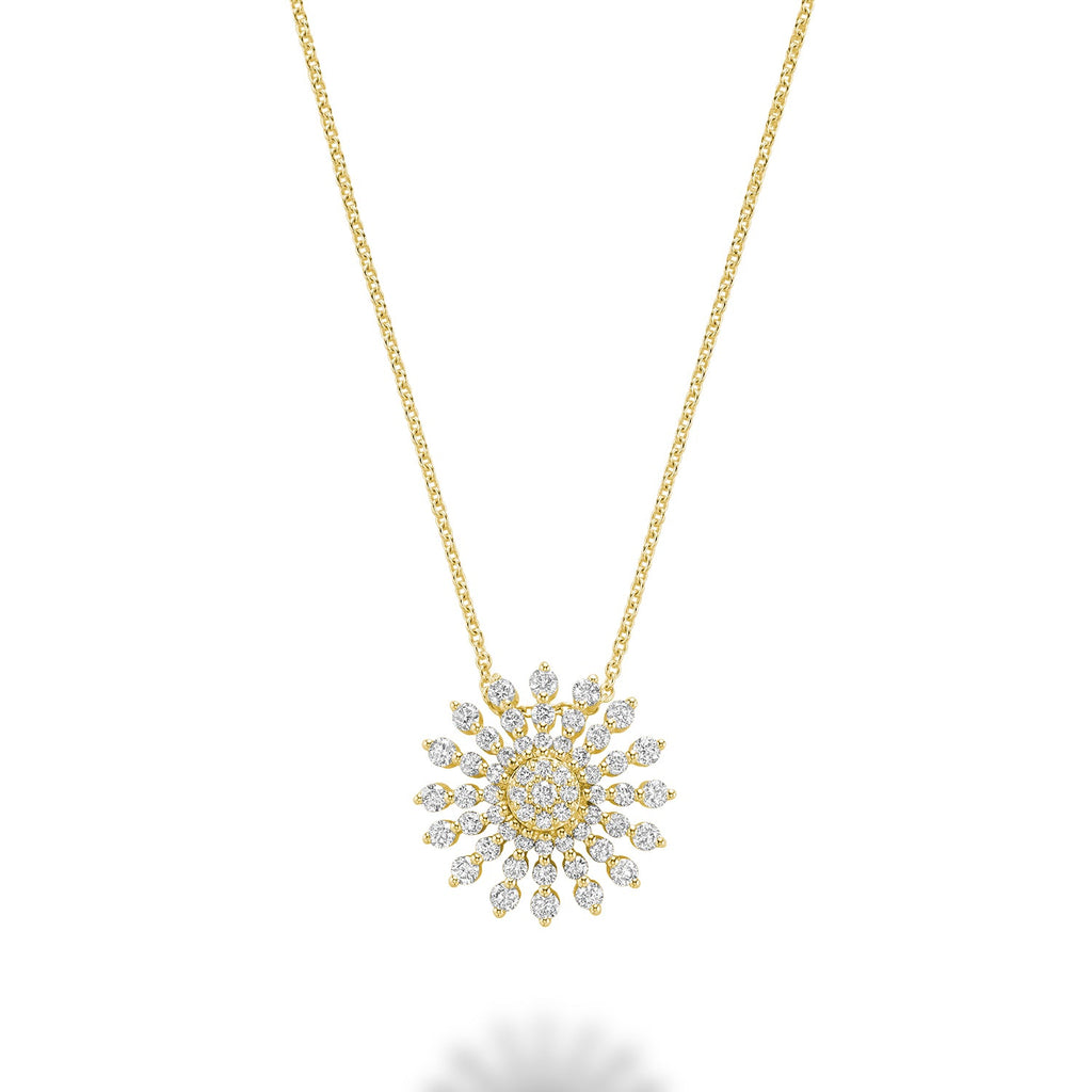 Diamond Sun Pendant - Pendant Diamand Soleil - RNB Jewellery