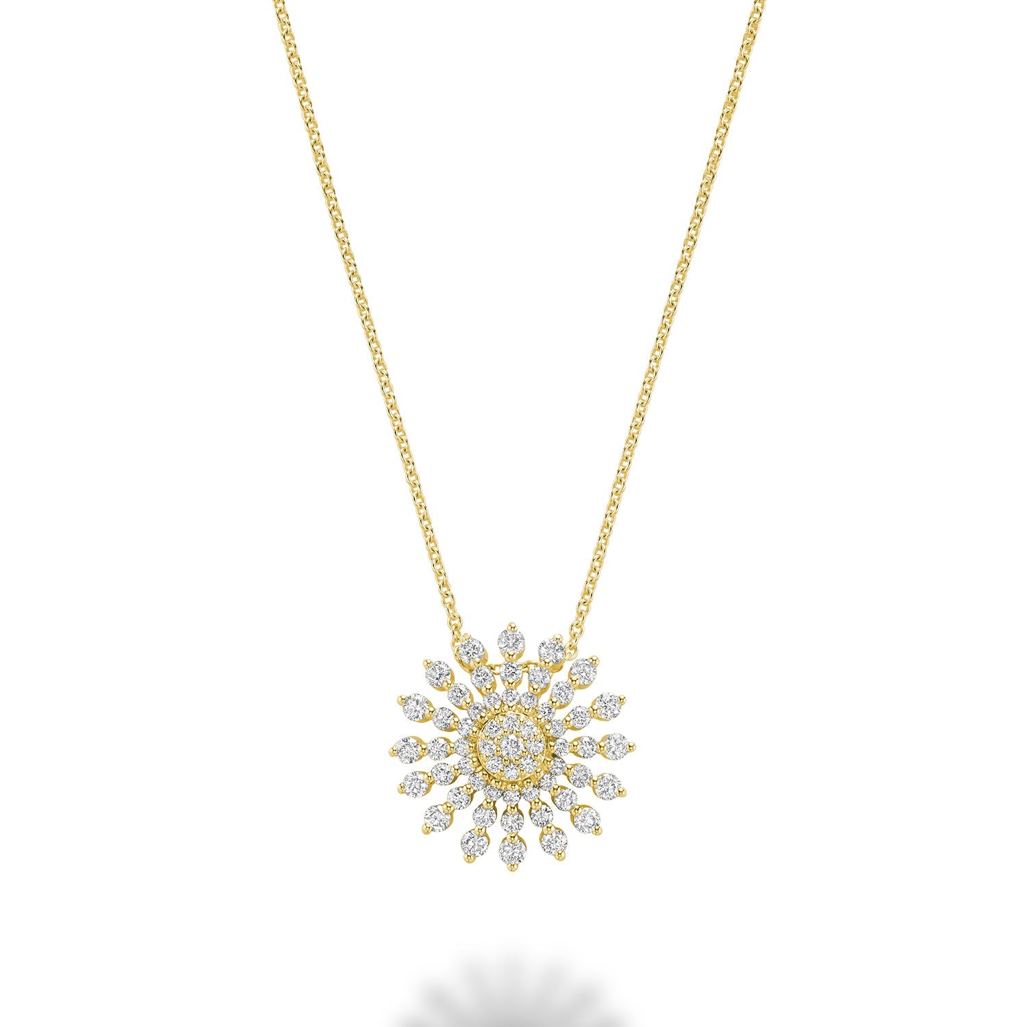 Diamond Sun Pendant - Pendant Diamand Soleil - RNB Jewellery