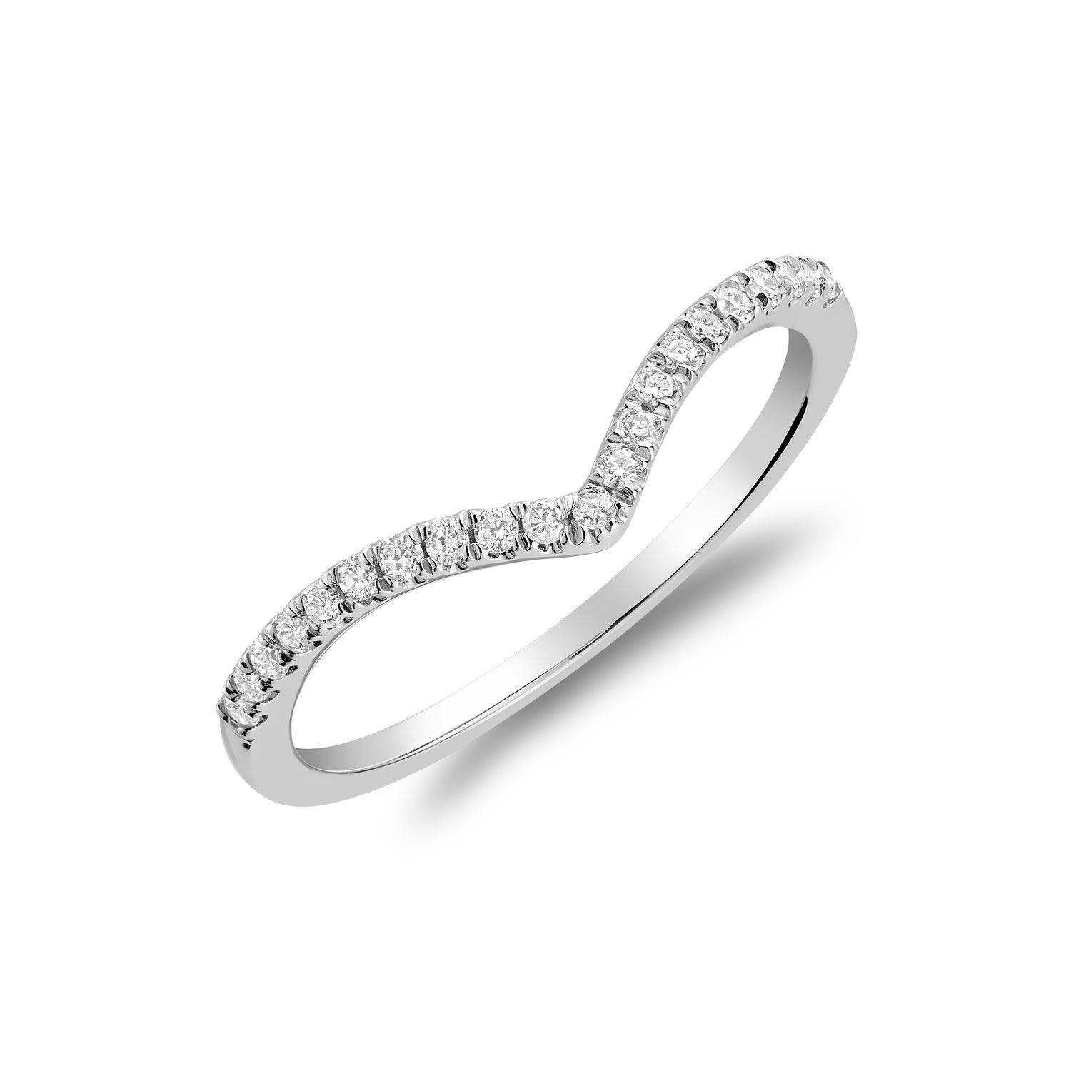 Diamond V Shape Fashion Ring - RNB Jewellery