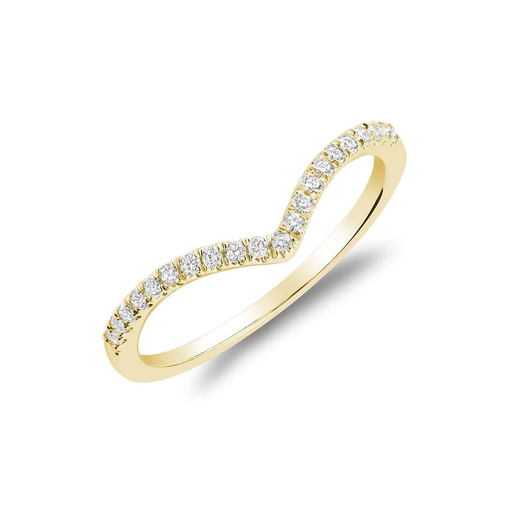 Diamond V Shape Fashion Ring - RNB Jewellery