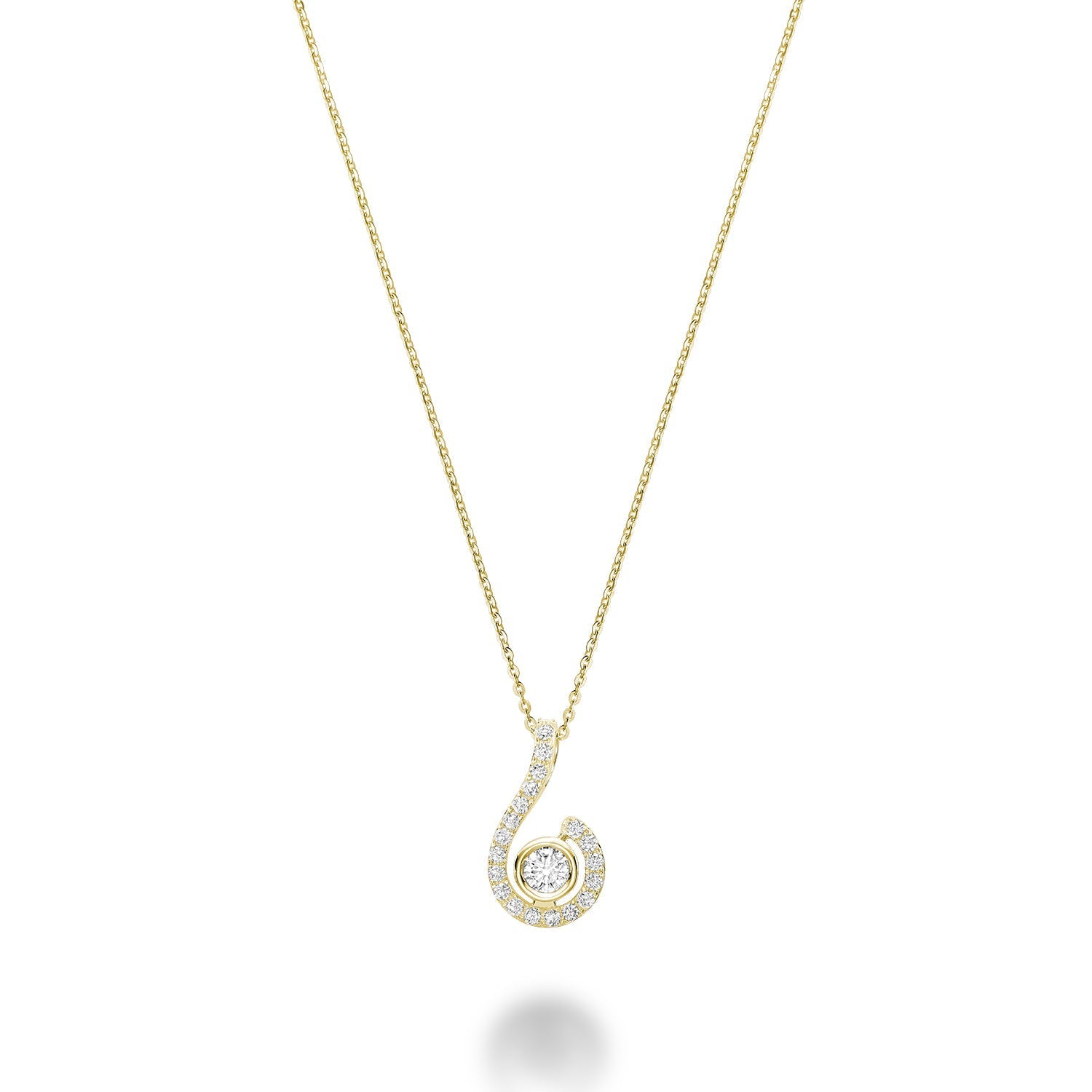 Drop Diamond Pendant - RNB Jewellery