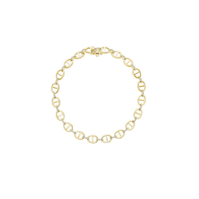Edith Link Diamond Bracelet - RNB Jewellery