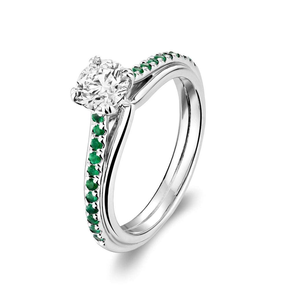 Faith Signature Emerald and Diamond Ring - RNB Jewellery