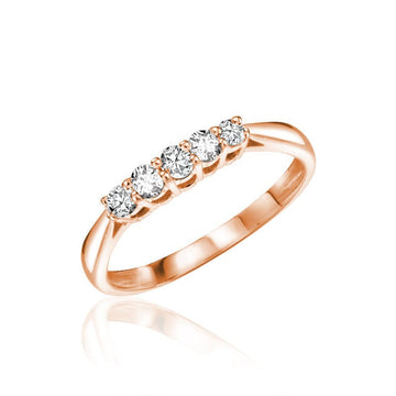 Five Stone Solitaire Diamond Ring - RNB Jewellery