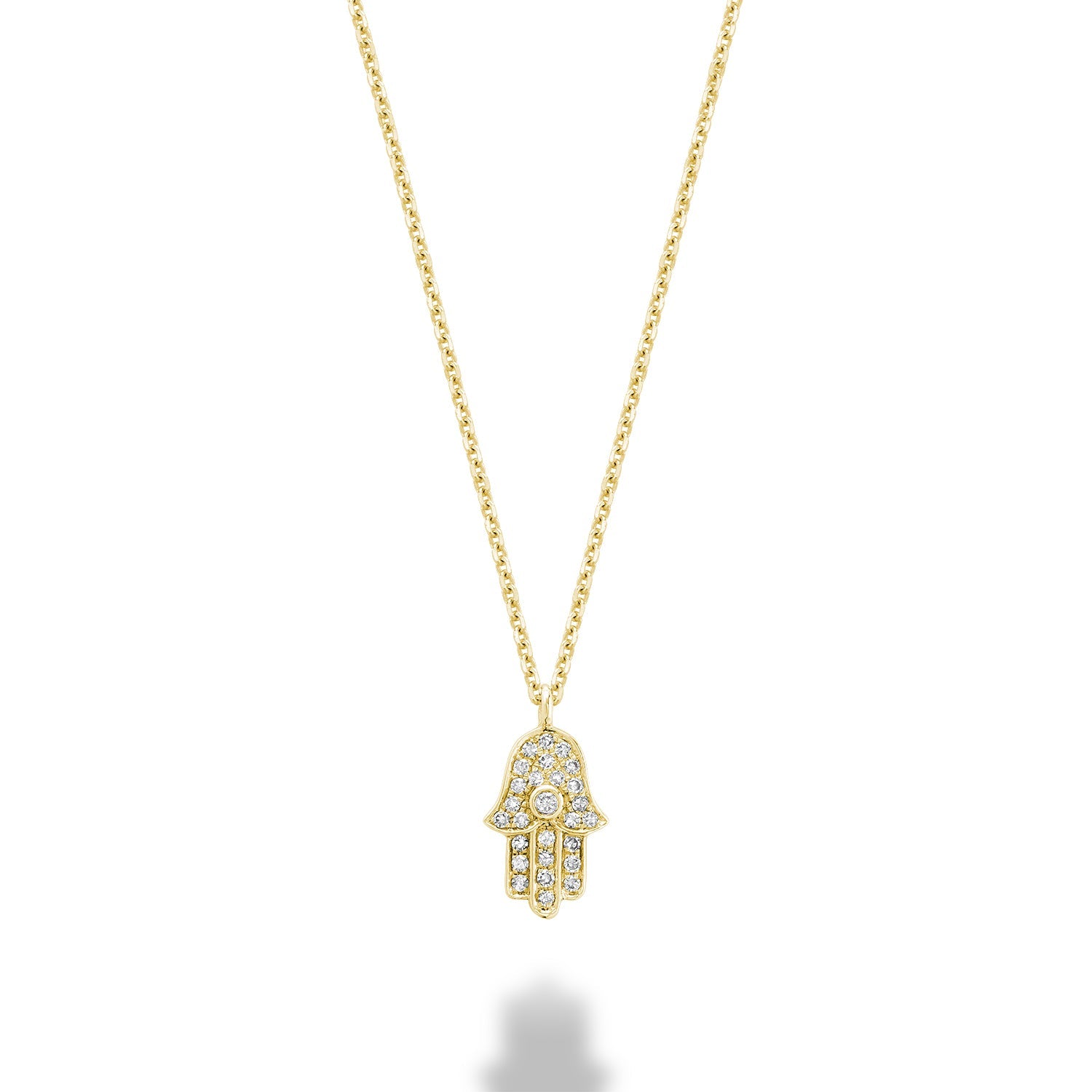 Hamsa Diamond Pendant - RNB Jewellery