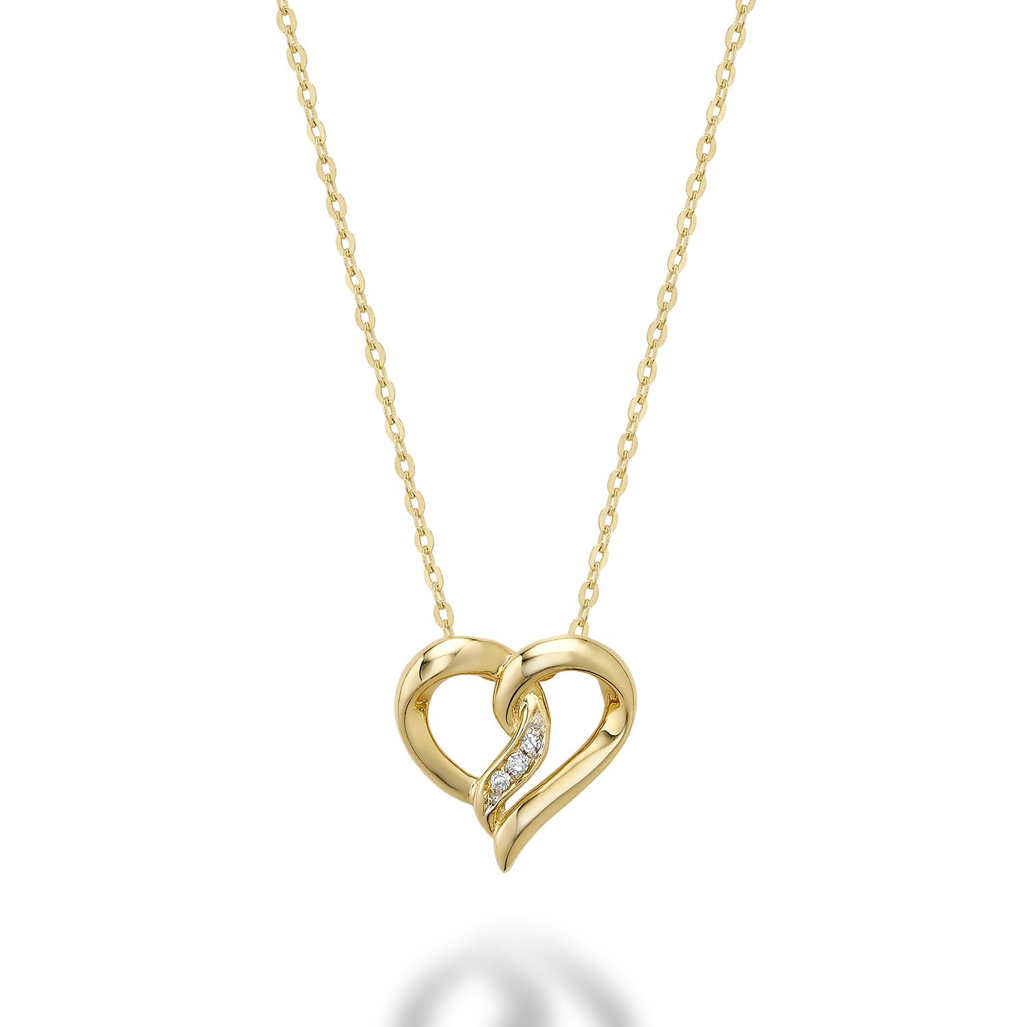 Heart Shape Diamond Pendant - RNB Jewellery