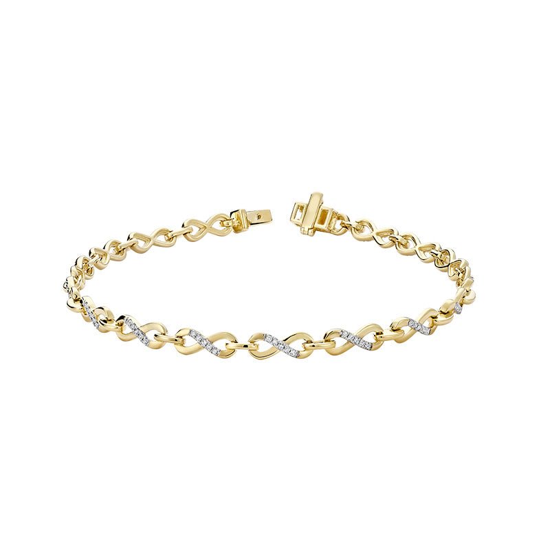INFINITY DIAMOND BRACELET - RNB Jewellery