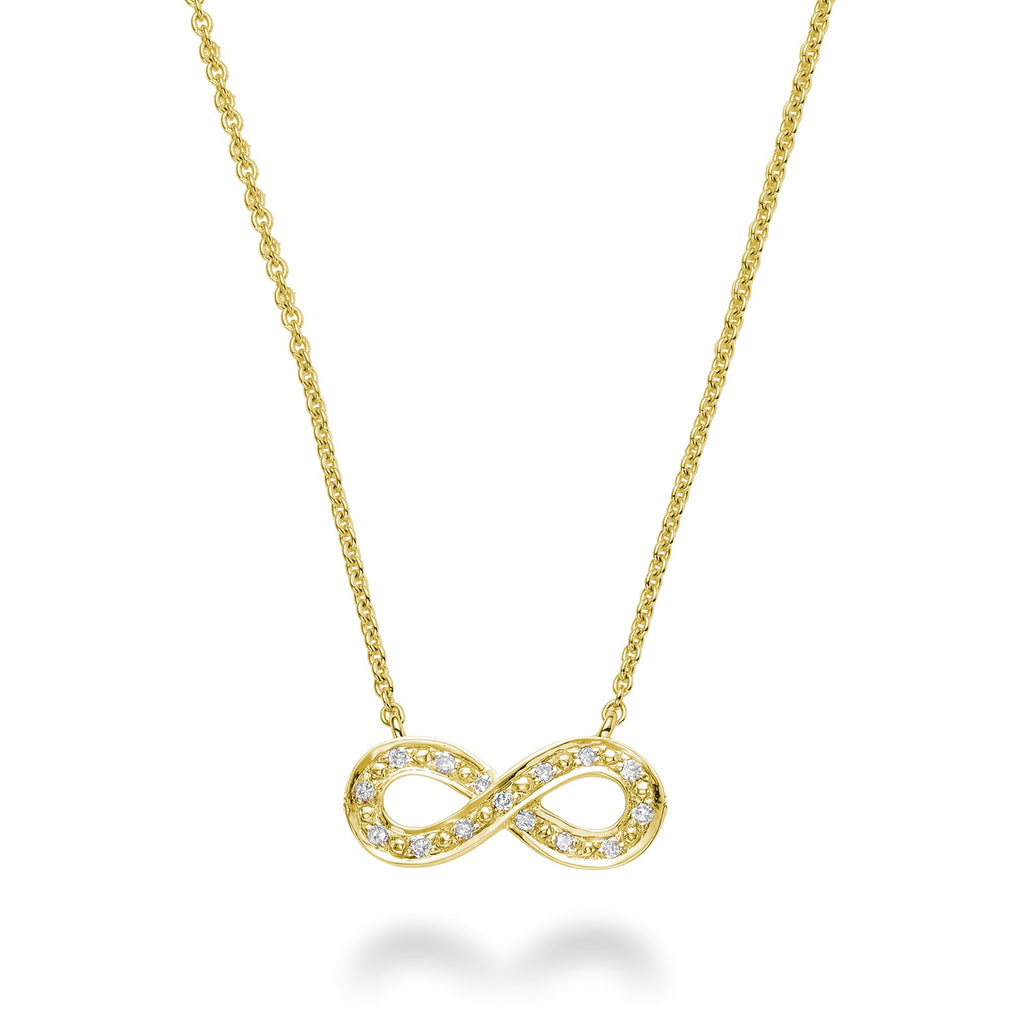 Infinity Diamond Necklace - RNB Jewellery