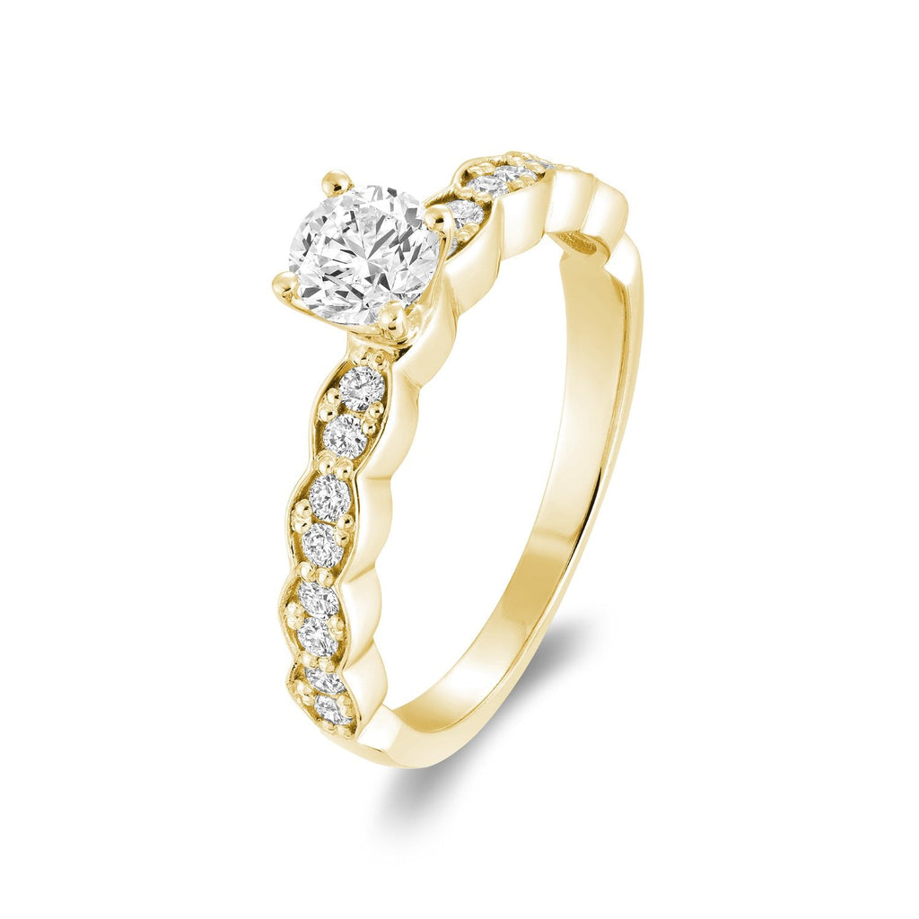 Marquise Illusion Diamond Engagement Ring - RNB Jewellery