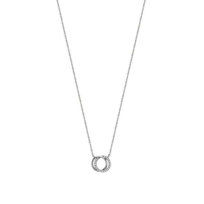 Necklace Diamond Double Circle of Life - RNB Jewellery