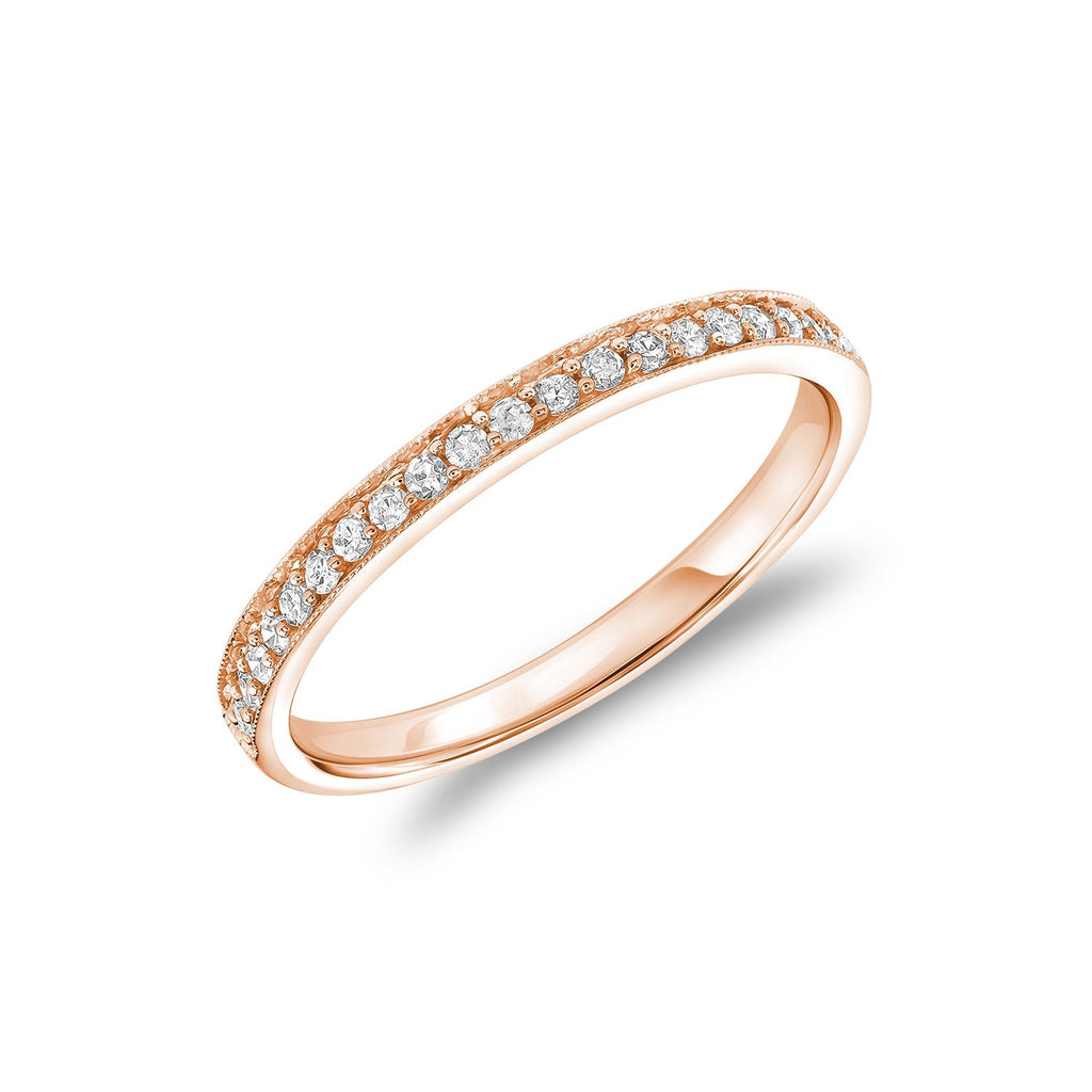 Pavé Milgrain Diamond Ring - RNB Jewellery