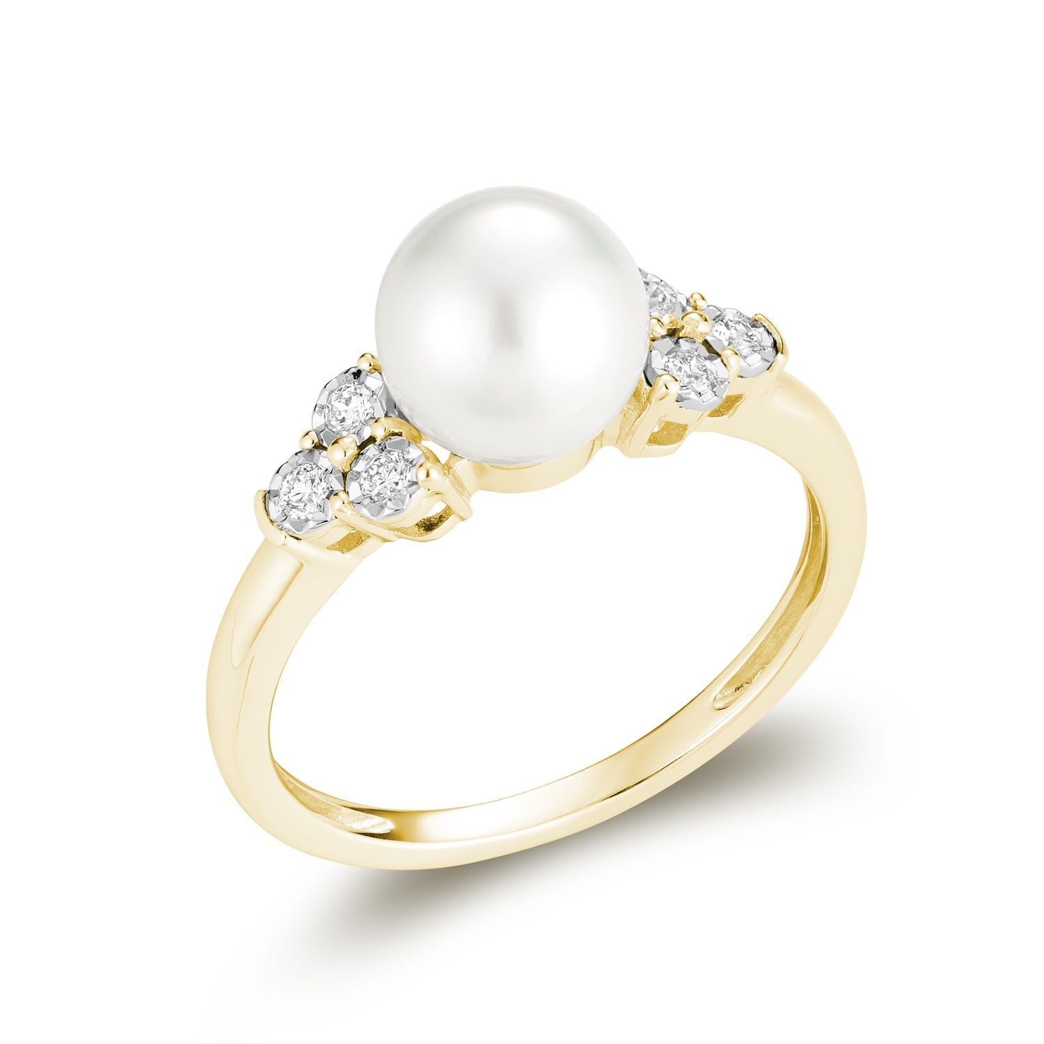 Pearl and Diamond Ring - RNB Jewellery