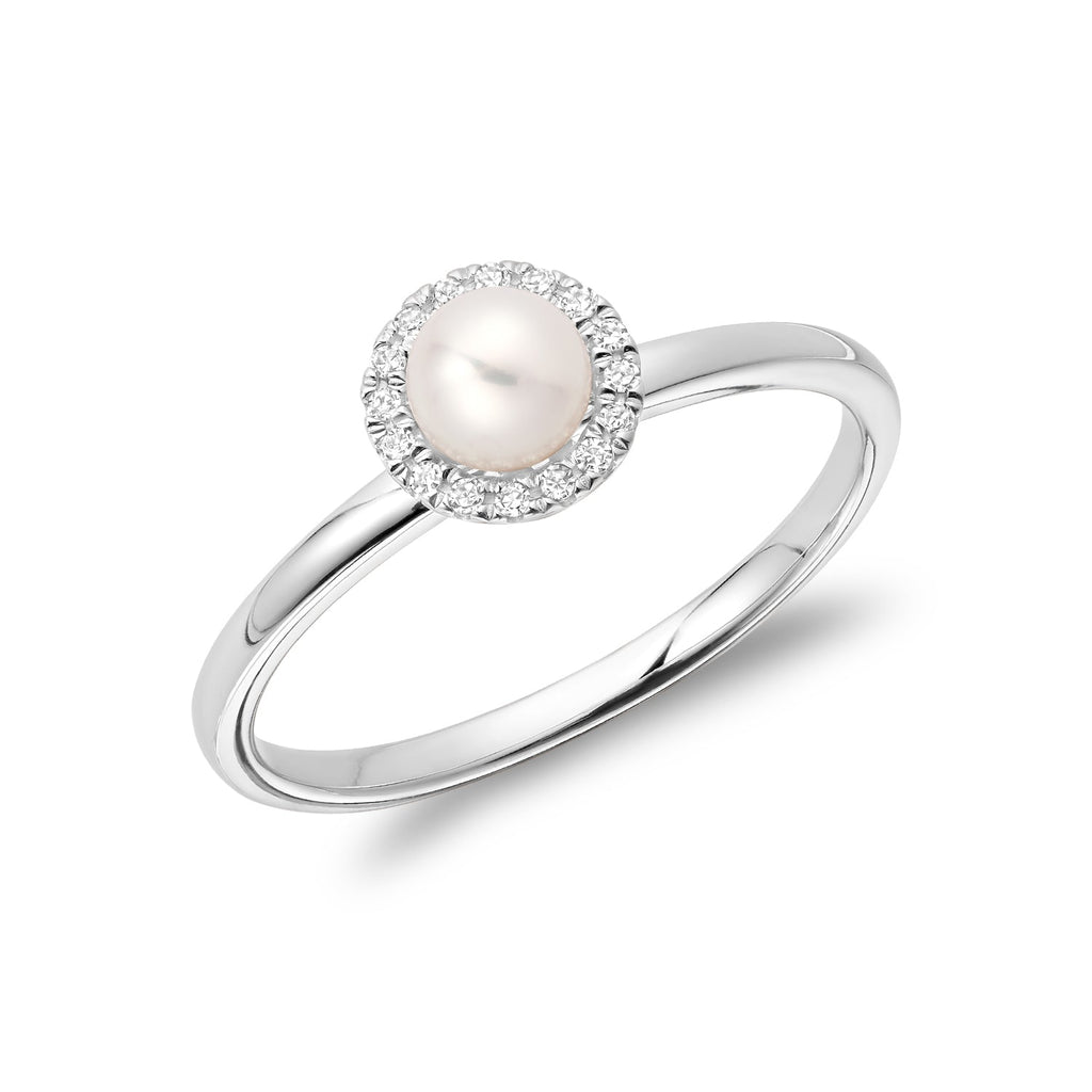 Pearl & Diamond Ring - RNB Jewellery