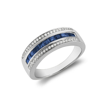 Precious Stone & Diamond Ring - RNB Jewellery