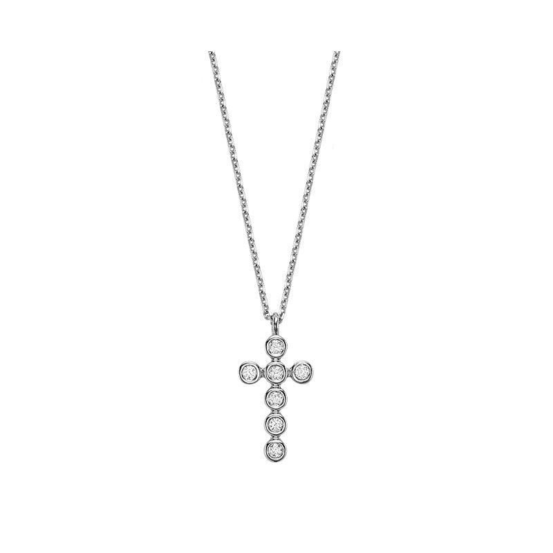 Religious Cross Diamond Necklace - RNB Jewellery