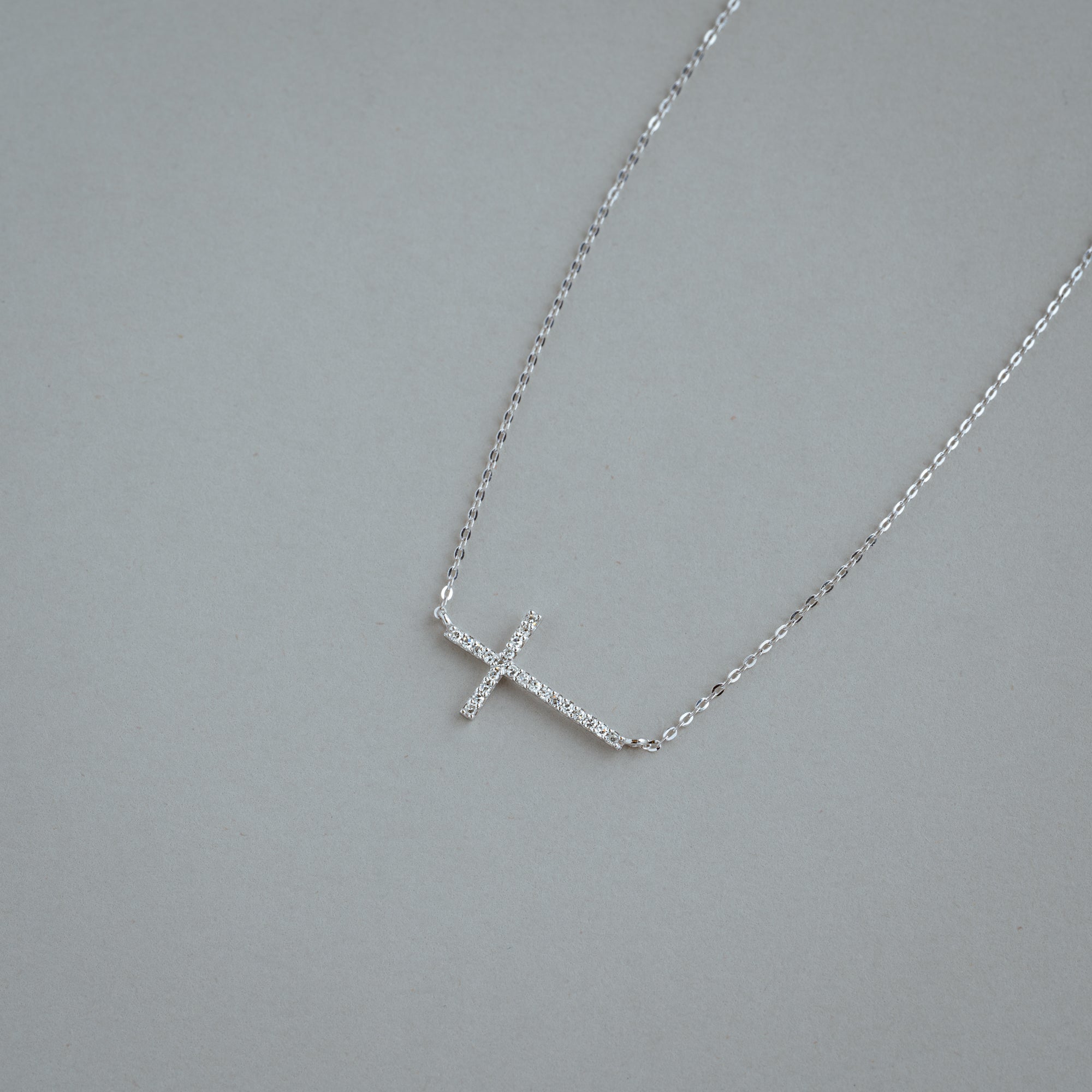 Religious Cross Diamond Necklace - RNB Jewellery