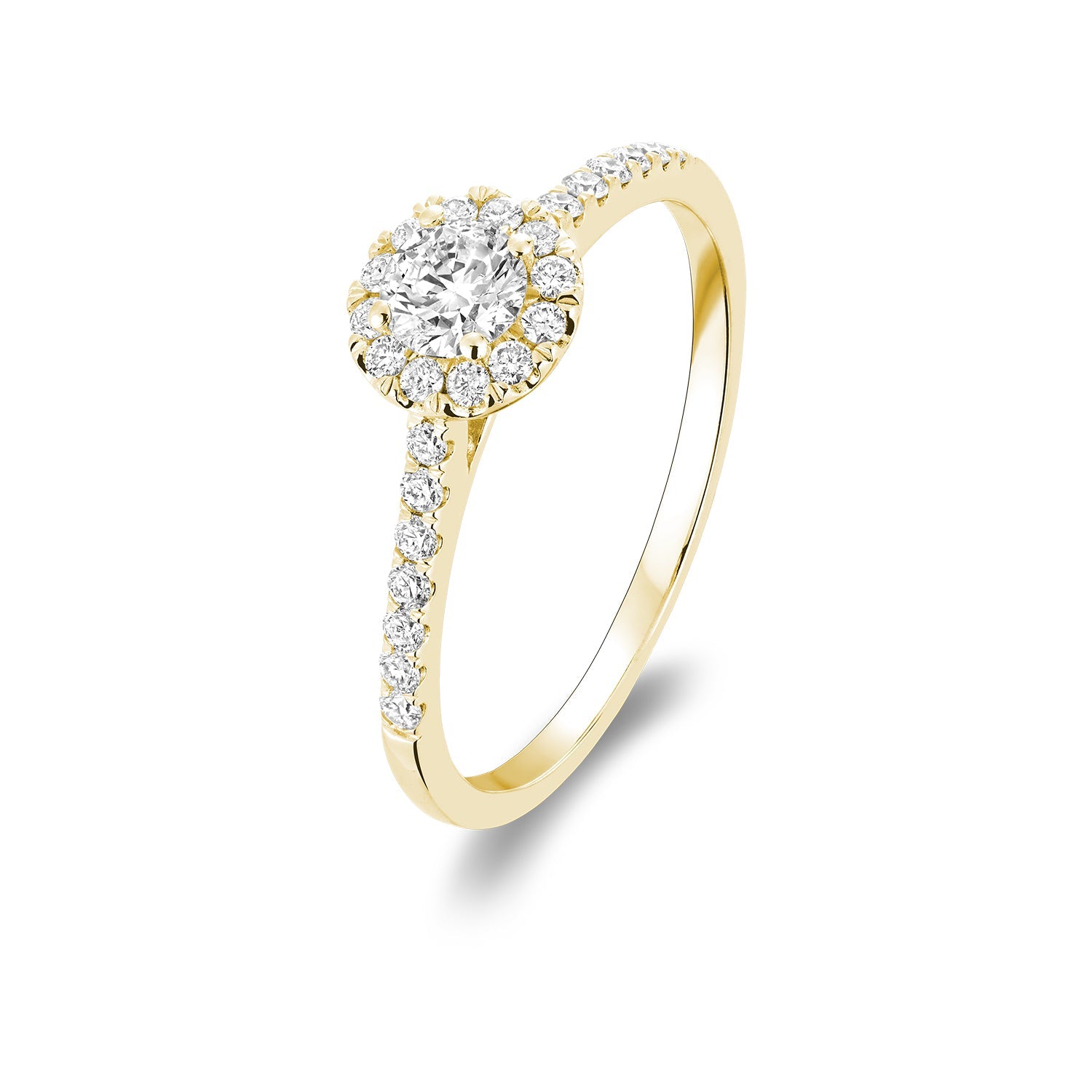 Round Diamond Halo Engagement Ring - RNB Jewellery