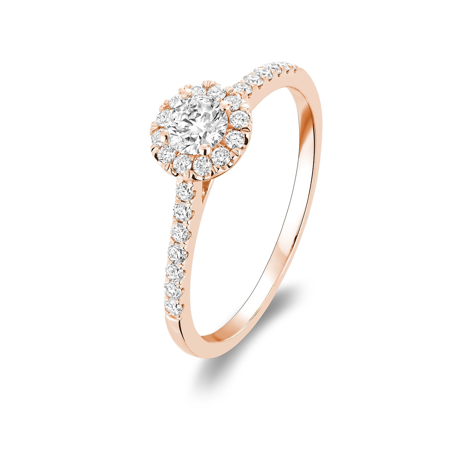 Round Diamond Halo Engagement Ring - RNB Jewellery