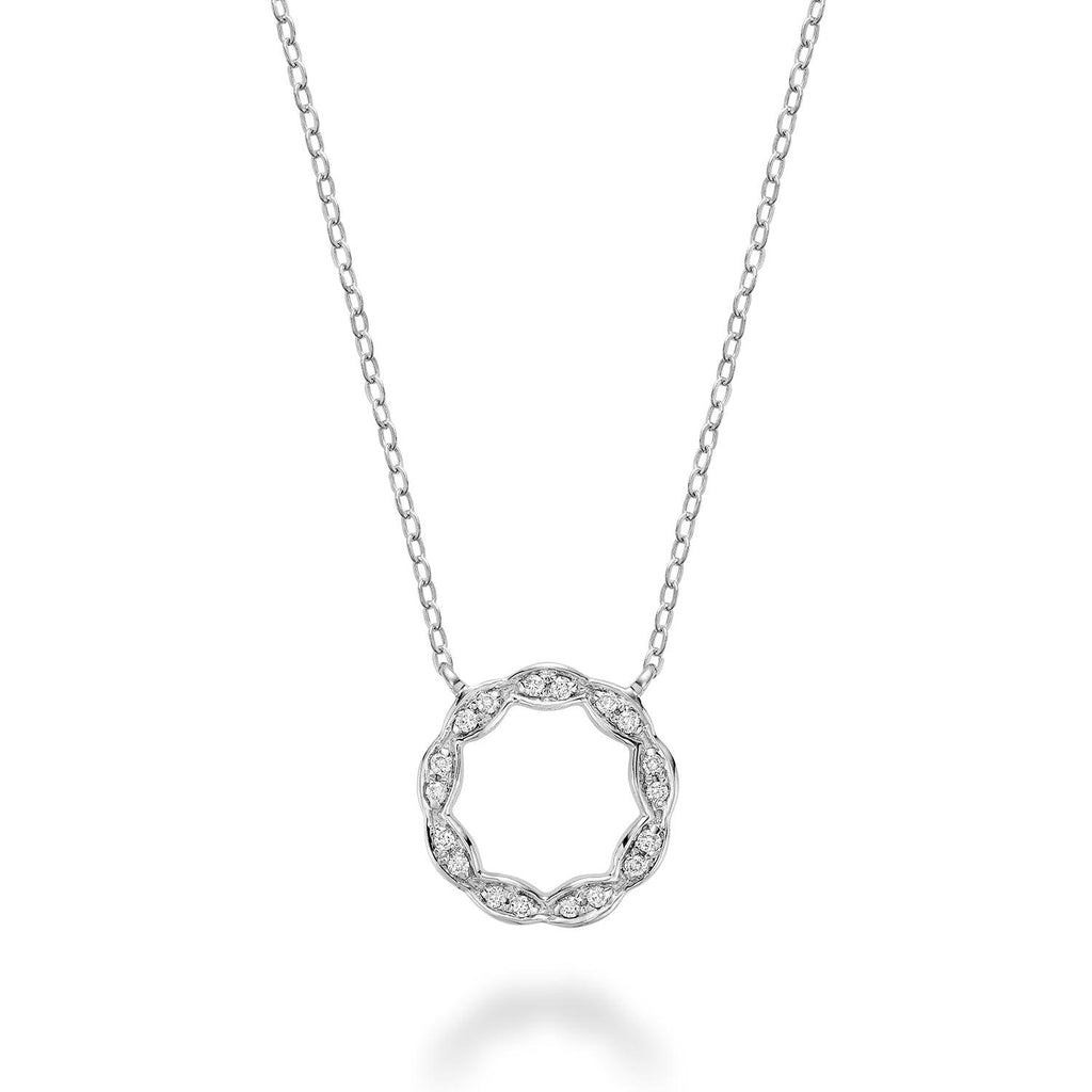 Round Marquise Diamond Pendant - RNB Jewellery