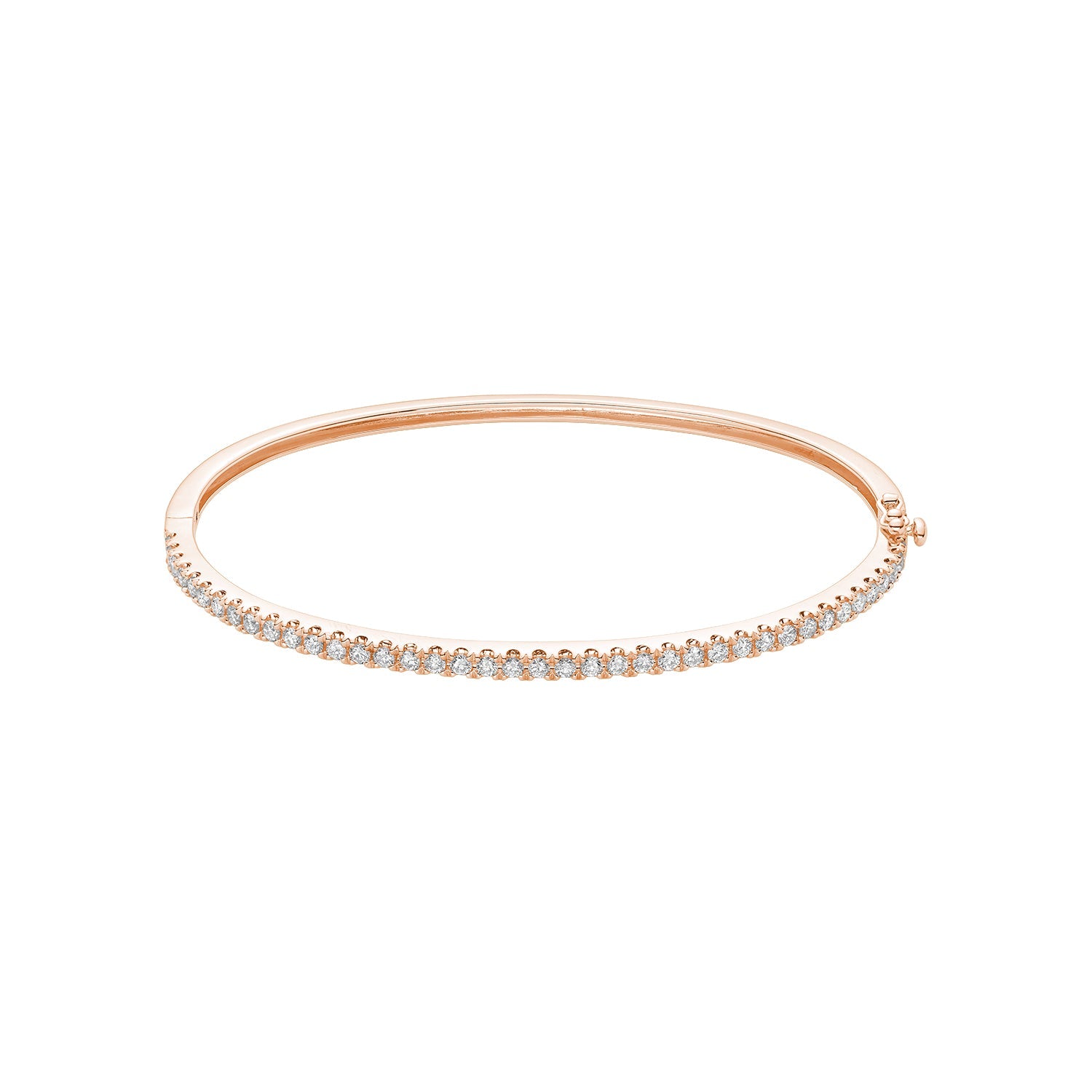 Semi Eternity Diamond Bangle - RNB Jewellery