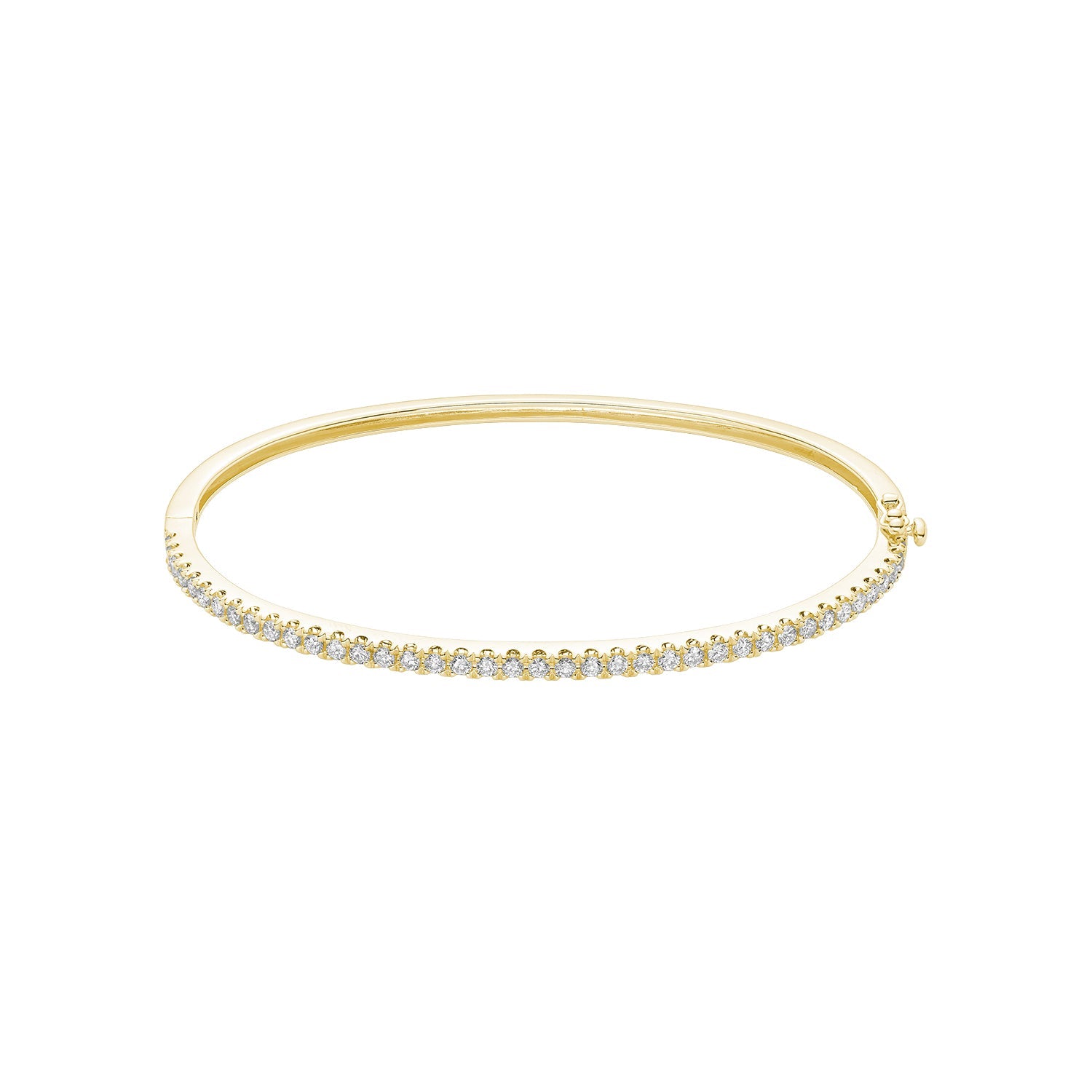 Semi Eternity Diamond Bangle