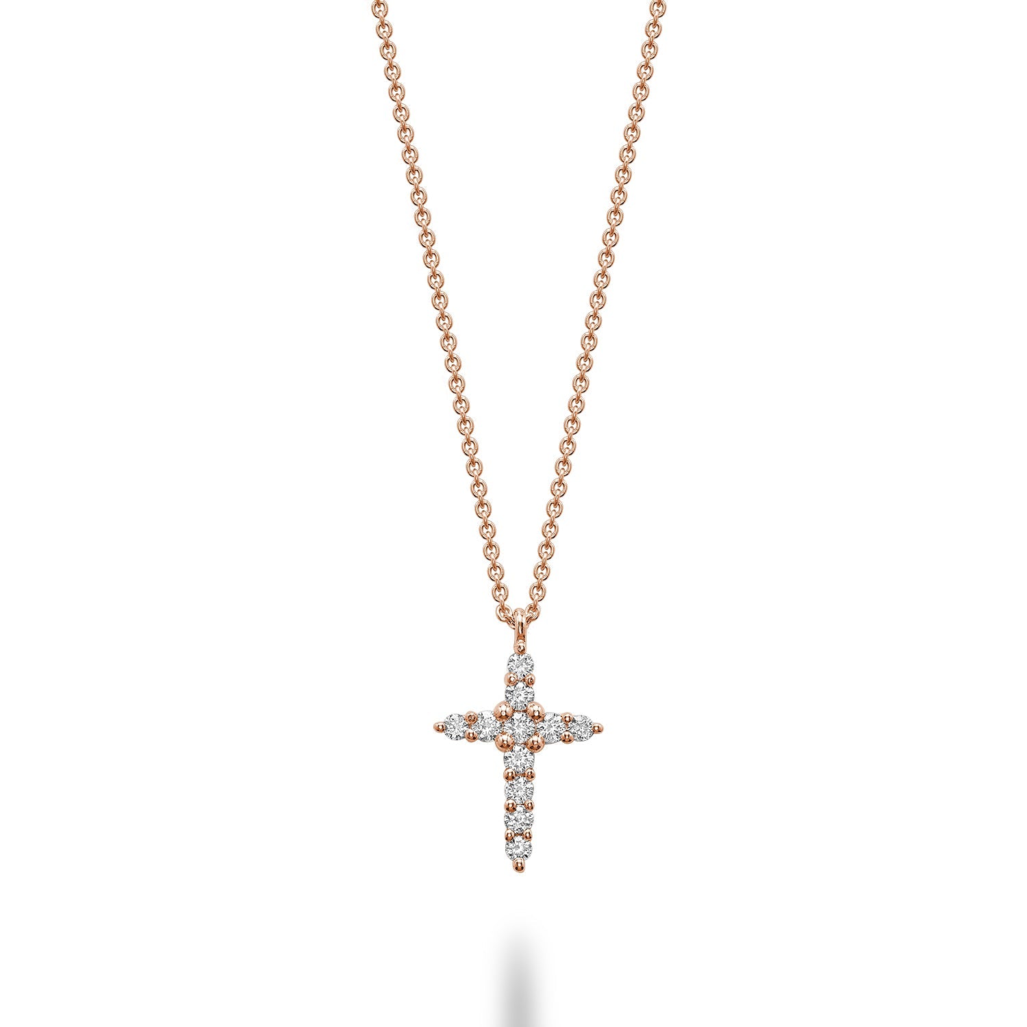 Small Religious Diamond Cross Pendant - RNB Jewellery