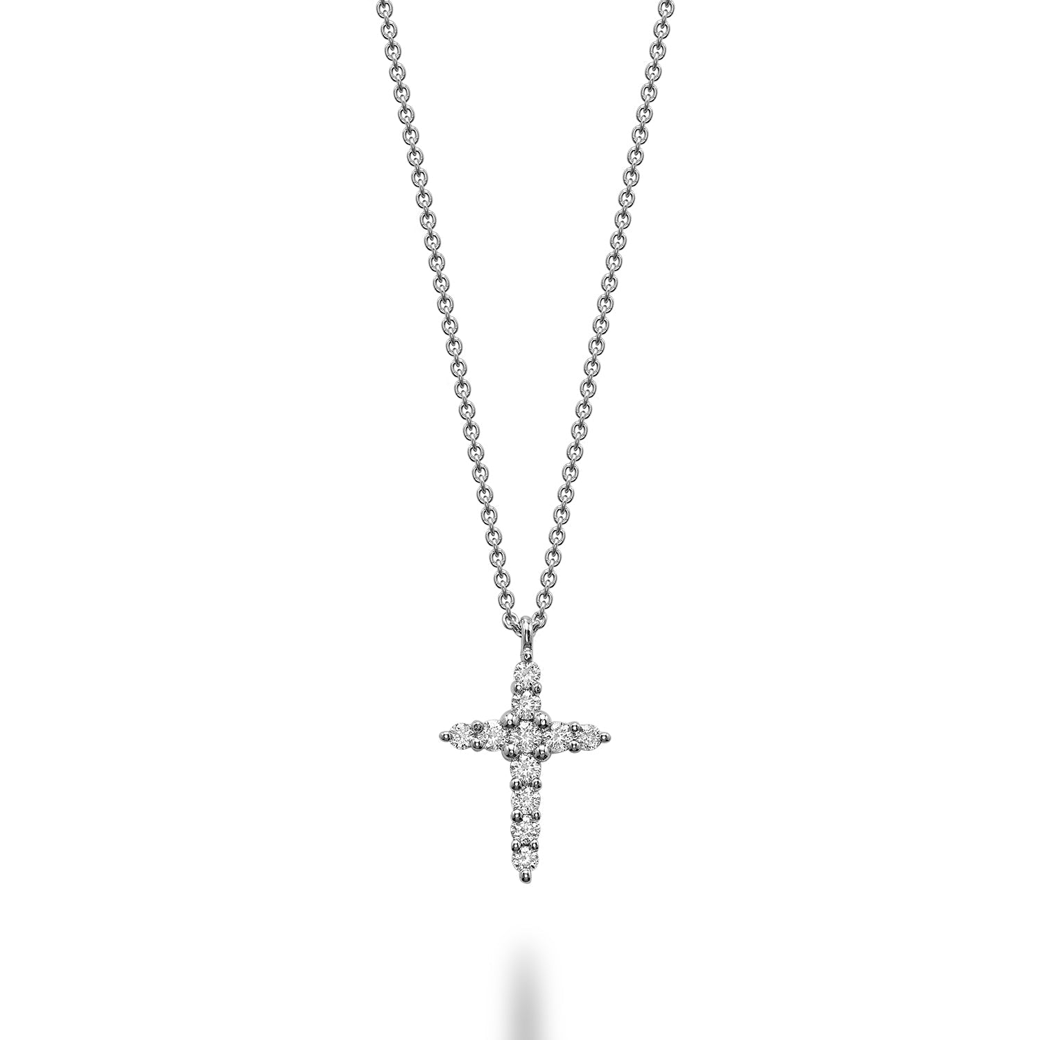 Small Religious Diamond Cross Pendant - RNB Jewellery