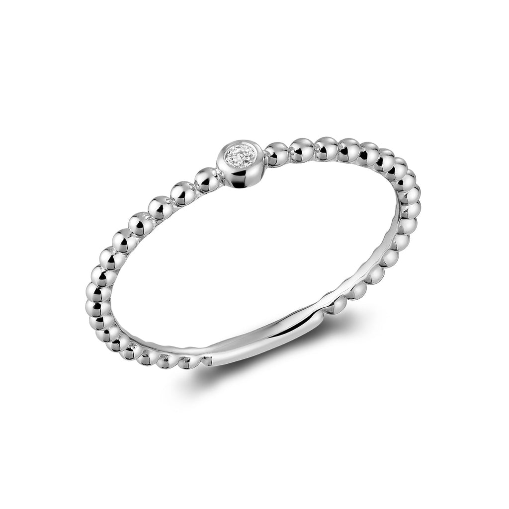 Solitaire Bead Diamond Ring - RNB Jewellery