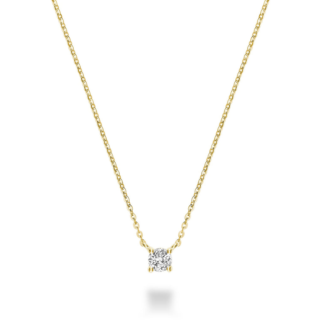 Solitaire Diamond Necklace - RNB Jewellery