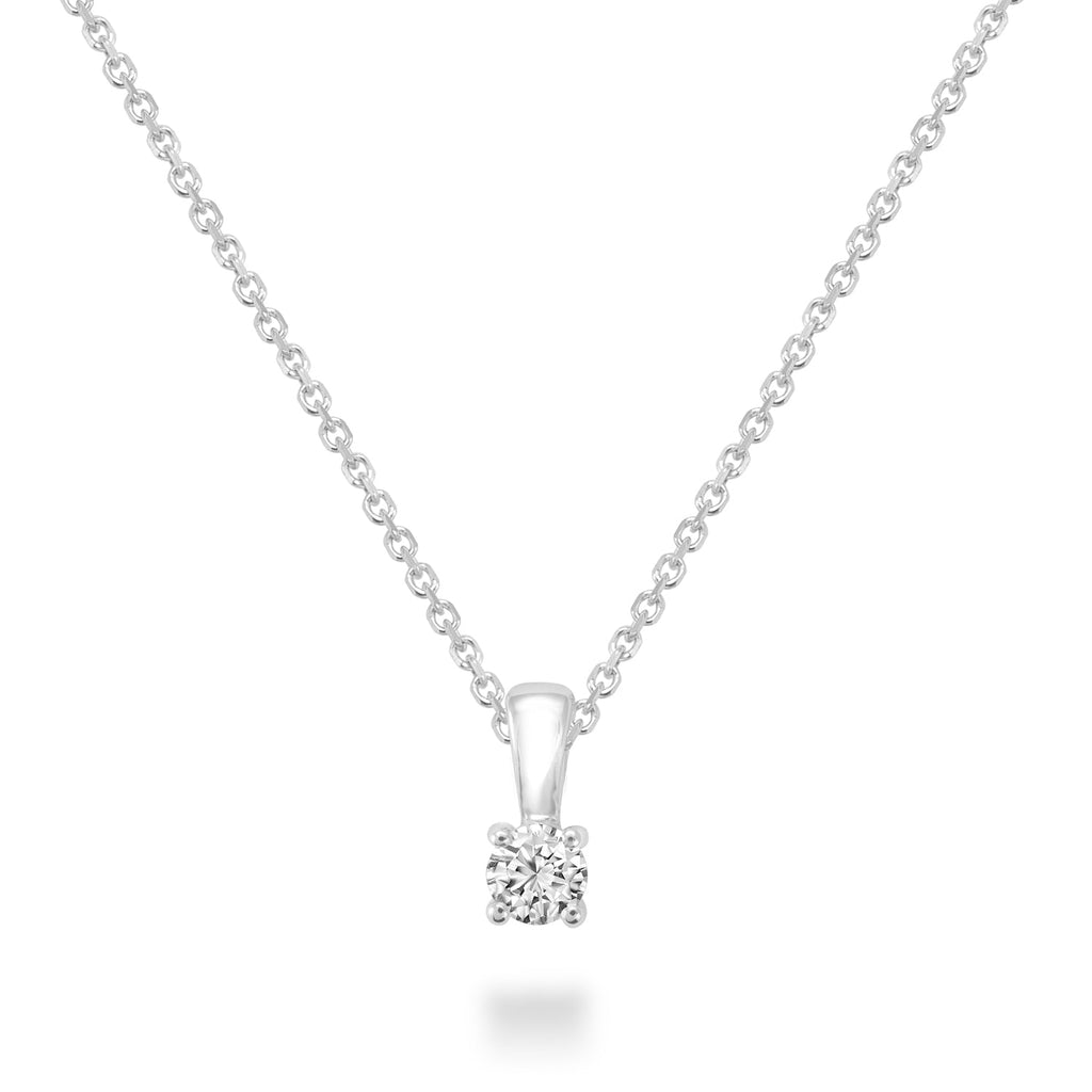 Solitaire Diamond Pendant - RNB Jewellery