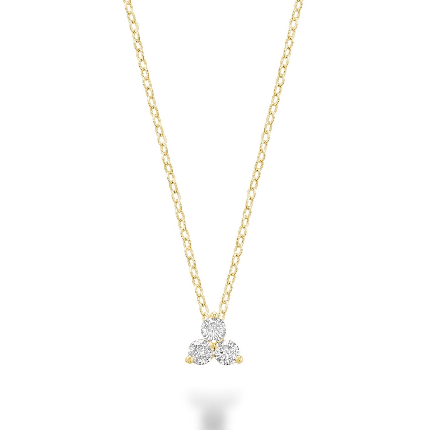 Three Stone Diamond Pendant - RNB Jewellery