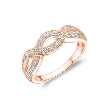 Twist Fashion Diamond Ring - RNB Jewellery